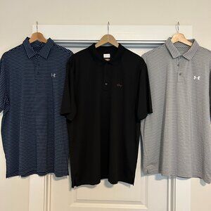 6 polo golf shirts